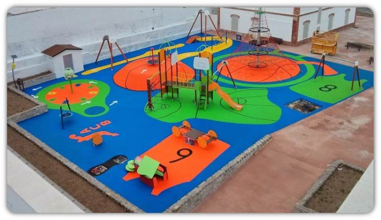 SUELO DE CAUCHO PARA PARQUES INFANTILES