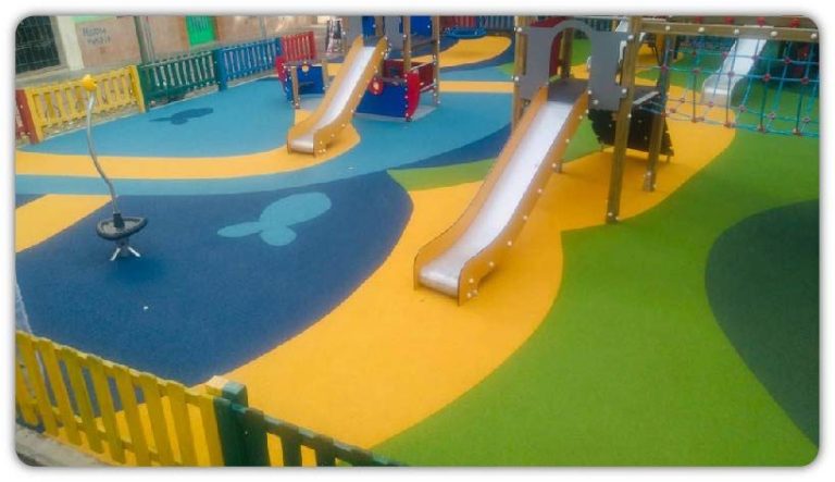 SUELOS DE CAUCHO PARA PARQUES INFANTILES