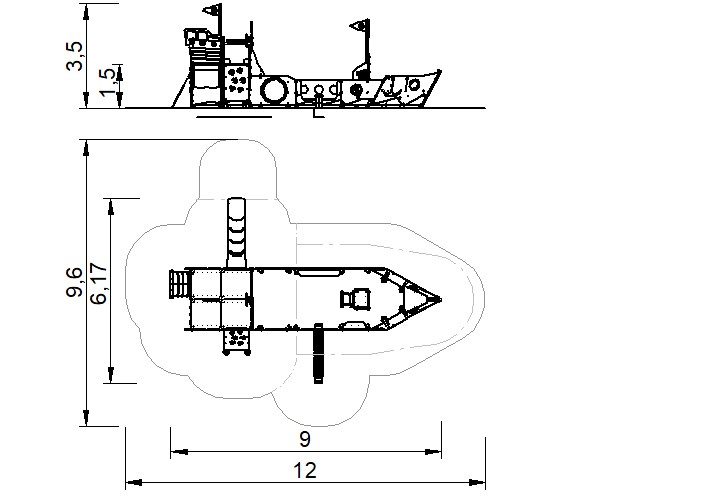 MULTIJUEGO BARCO PARA PARQUES INFANTILES