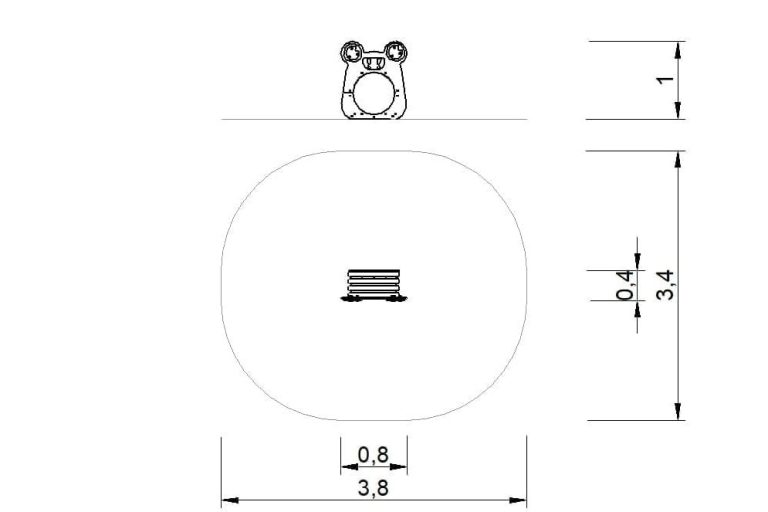 Túnel para parques infantiles