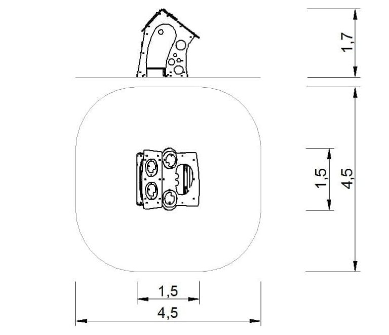 Casita para parques infantiles