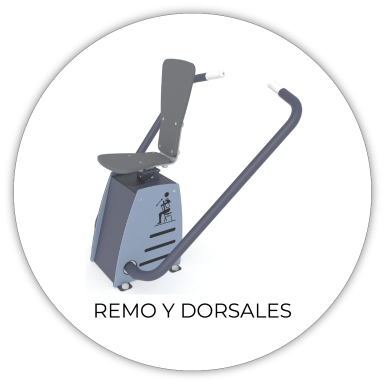 APARATO DE EJERCICIO REMO Y DORSALES