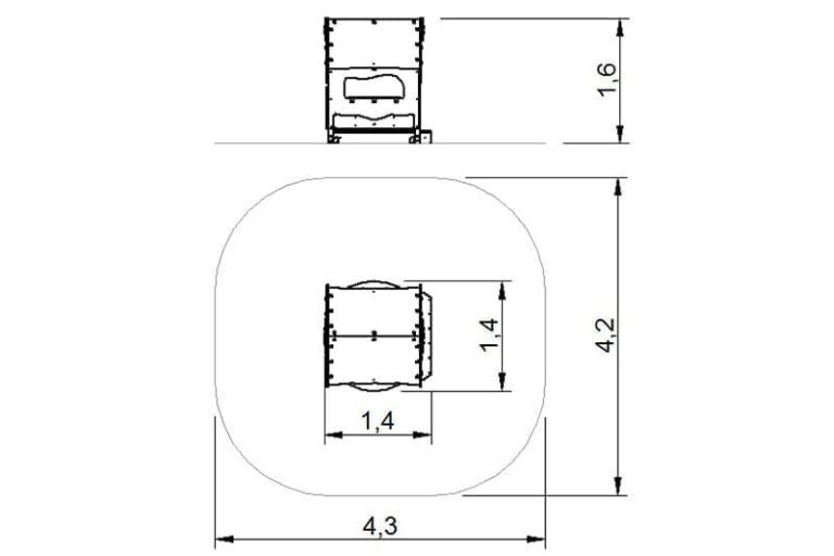 Casita para parques infantiles