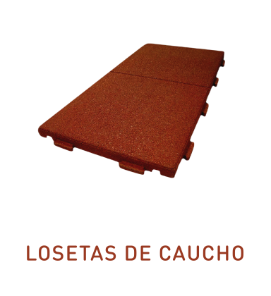 LOSETAS DE CAUCHO