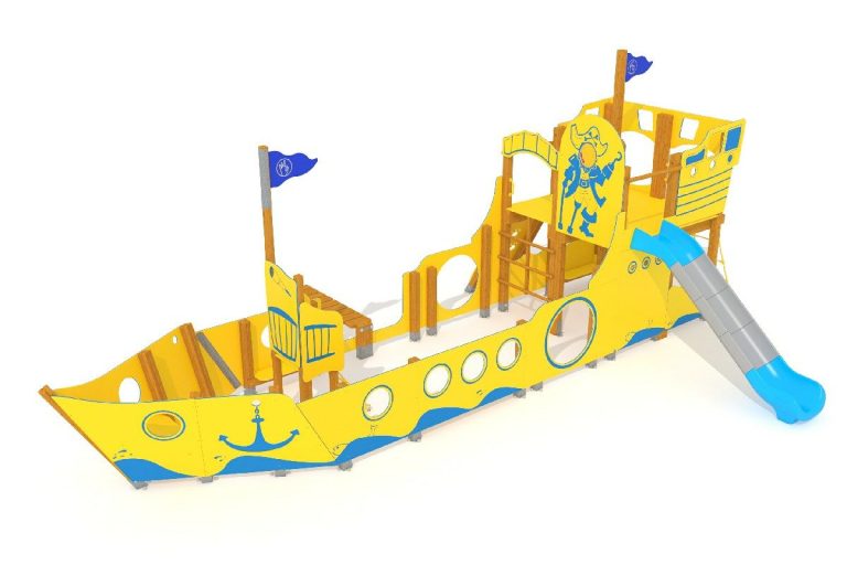 MULTIJUEGO BARCO PARA PARQUES INFANTILES