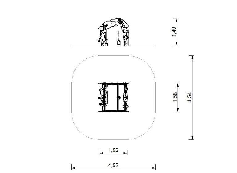 Casita para parques infantiles