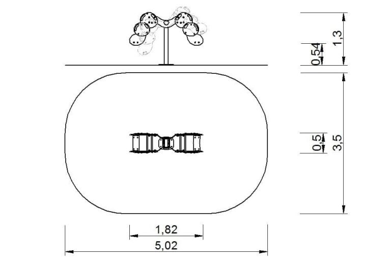 BALANCÍN PARA PARQUES INFANTILES